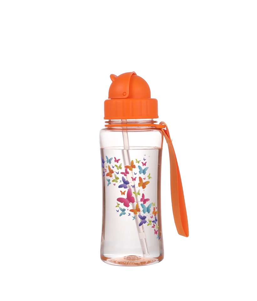 Bình sữa Tritan Kids 460ml, không chứa BPA, chống rơi, bền, hợp vệ sinh và chống bám bụi, dễ dàng mang theo