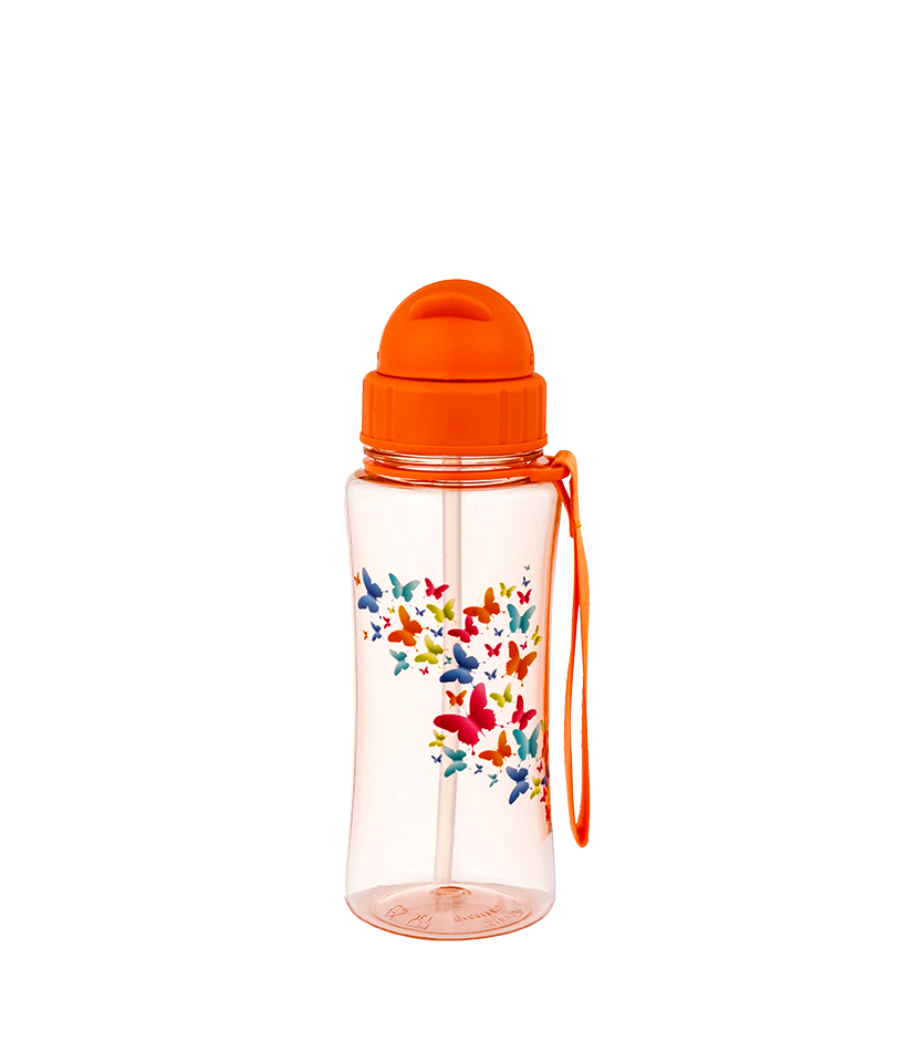 Bình sữa Tritan Kids 460ml, không chứa BPA, chống rơi, bền, hợp vệ sinh và chống bám bụi, dễ dàng mang theo