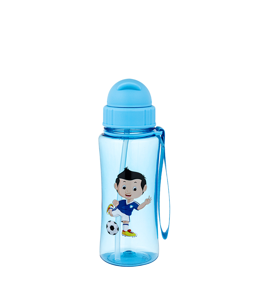 Bình sữa Tritan Kids 460ml, không chứa BPA, chống rơi, bền, hợp vệ sinh và chống bám bụi, dễ dàng mang theo